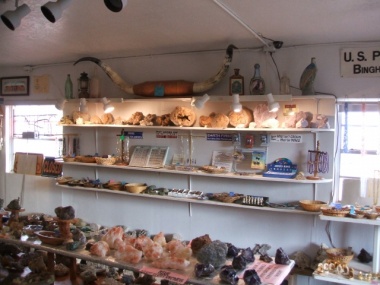 Inside the Blanchard Rock Shop